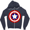 captain america Zipper Hoodie