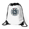 the dragon's knot Drawstring Bags