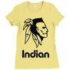 indian warrior fighter Ladies Fitted T-Shirt