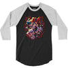 wicked jester skull 3/4 Sleeve Shirt