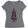 hero training Women's Triblend Scoop T-shirt
