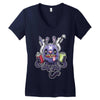 the god of creative juices Women's V-Neck T-Shirt
