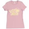 save water drink beer Ladies Fitted T-Shirt