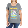5  unicorn stab idiots Ladies Curvy T-Shirt