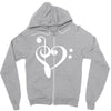 music heart rock baseball jersey Zipper Hoodie
