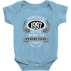 vintage quality without compromise 1997 aged to perfection Baby Bodysuit