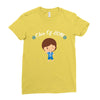 class o f 2019 .cool boy. Ladies Fitted T-Shirt