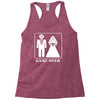 wedding funny game over Racerback Tank