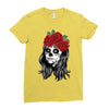 Skull Girl Ladies Fitted T-Shirt