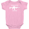 black guns matter Baby Onesie