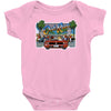 mens retro game out run, ideal gift or birthday present. Baby Bodysuit