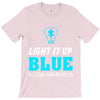 light it up blue autism awareness T-Shirt