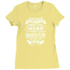 Super Cool Mommy Of A Freaking Awesome Daughter Ladies Fitted T-Shirt