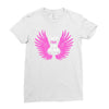 i wear pink for my mom Ladies Fitted T-Shirt