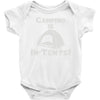 camping is intents Baby Onesie