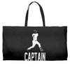 captain pinstripes Weekender Totes