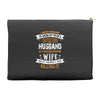 Super Cool Husband Of A Freaking Awesome Wife Accessory Pouches