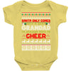 santa only comes once a year grandad is always here to cheer Baby Onesie