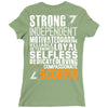 Strong Independent Motivated Scorpio Ladies Fitted T-Shirt