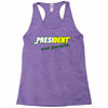 president eat people Racerback Tank
