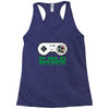 dad retro game Racerback Tank