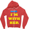 i am with her Zipper Hoodie