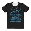Camper Couple Girl All Over Women's T-shirt