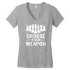 Chess Choose Your Weapon Women's V-Neck T-Shirt