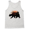 Bear Adventure With Roses Tank Top