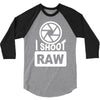 i shoot raw photography camera photograph 3/4 Sleeve Shirt