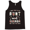 i have two titles aunt and dogmom and i rock them both with roses Tank Top