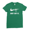 just cut it Ladies Fitted T-Shirt