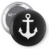 anchor black sailor vintage style navy nautical Pin-back button