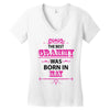 The Best Grammy Was Born In May Women's V-Neck T-Shirt