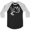 cheshire cat alice in wonderland funny 3/4 Sleeve Shirt