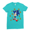 Sonic Rings Ladies Fitted T-Shirt