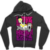the beateggs !!! purple Zipper Hoodie