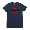red batman Ladies Fitted T-Shirt