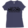 if life gives you melons Ladies Fitted T-Shirt