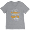 I'm a november woman I was born with my heart V-Neck Tee
