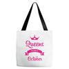 queens are born in october Tote Bags