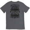 Real Kings Are Born On October 16 V-Neck Tee