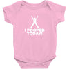 I Pooped Today Baby Onesie
