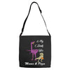 mama &amp; pizza dinasour. Adjustable Strap Totes