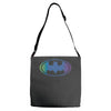 new batman gradient color logo Adjustable Strap Totes