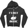 mens feast mode Zipper Hoodie