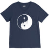dripping ying yang V-Neck Tee