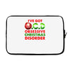 ocd obsessive christmas disorder Laptop sleeve