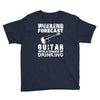 weekend forcast guitar with a chance of drinking Youth Tee