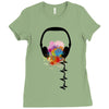 headphone Ladies Fitted T-Shirt